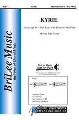 Kyrie Unison/Two-Part choral sheet music cover